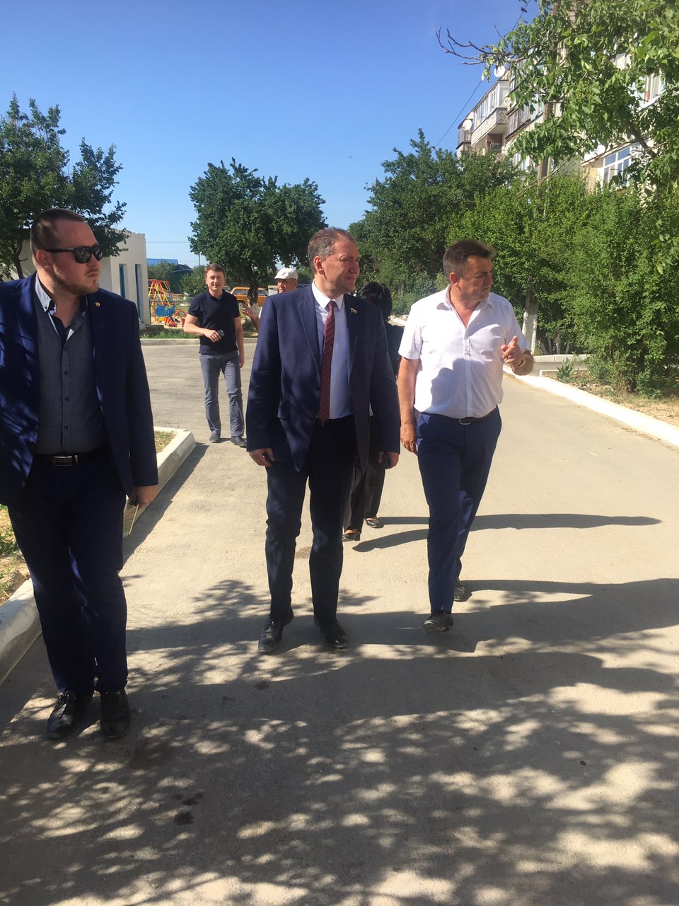 Vstrecha deputata Gosudarstvennoj Dumy RFBelika D.A. s Glavoj mestnoj administracii Gerasim Nikolaem Mihajlovichem 02