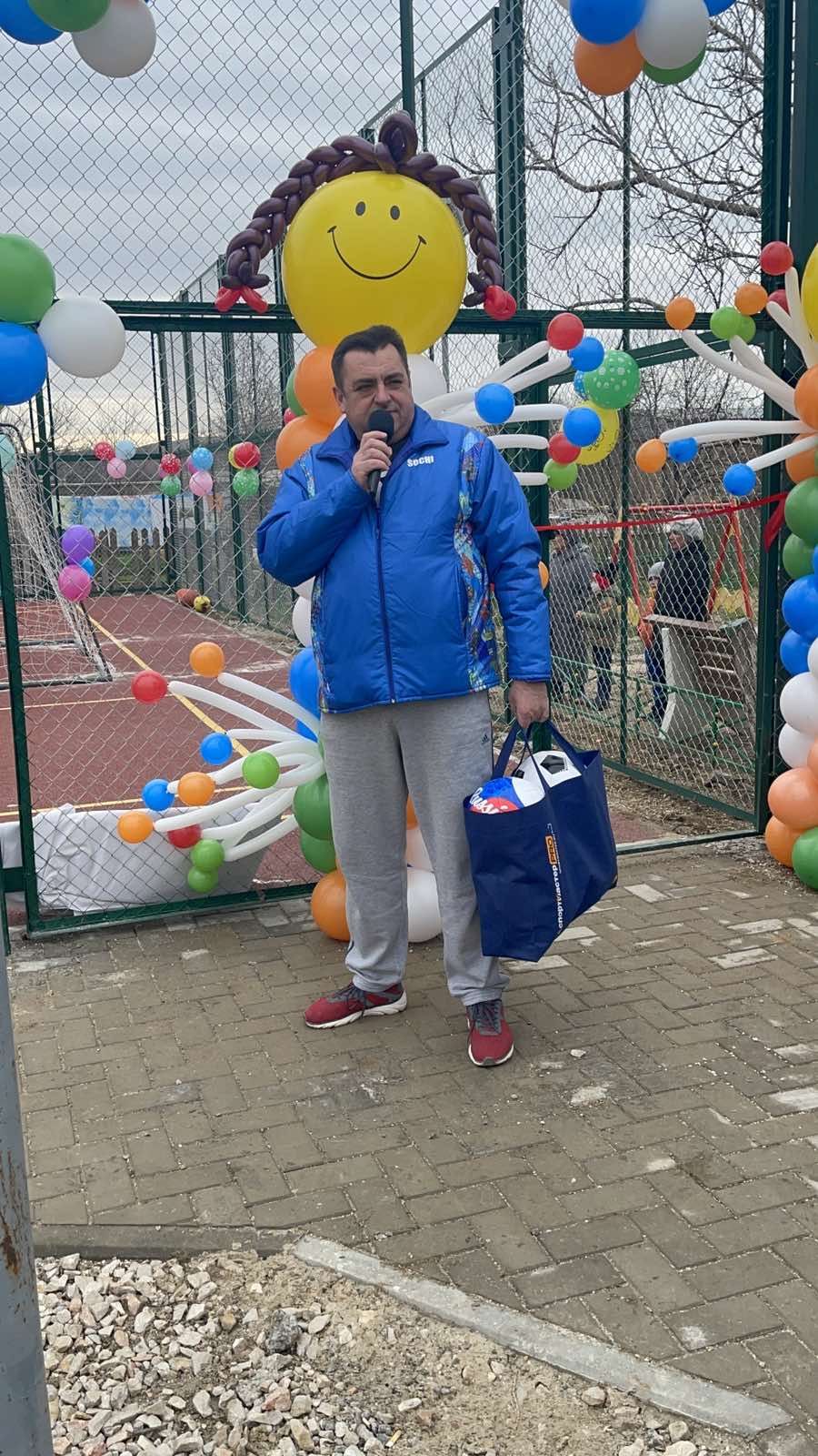 v s. poljushko sostoyalos torzhestvenna otkrytie sportivnoj ploshadki 01