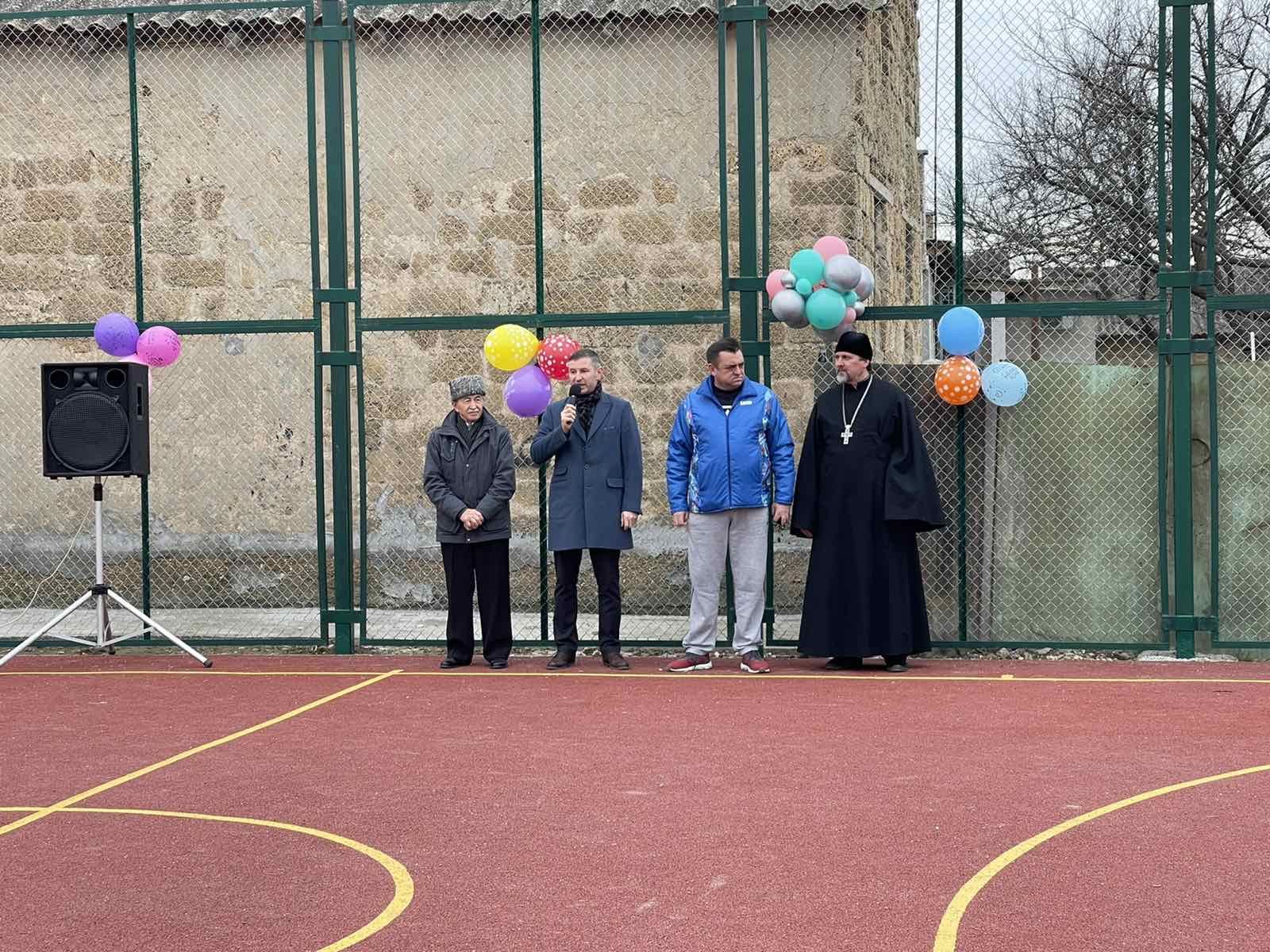 v s. poljushko sostoyalos torzhestvenna otkrytie sportivnoj ploshadki 01