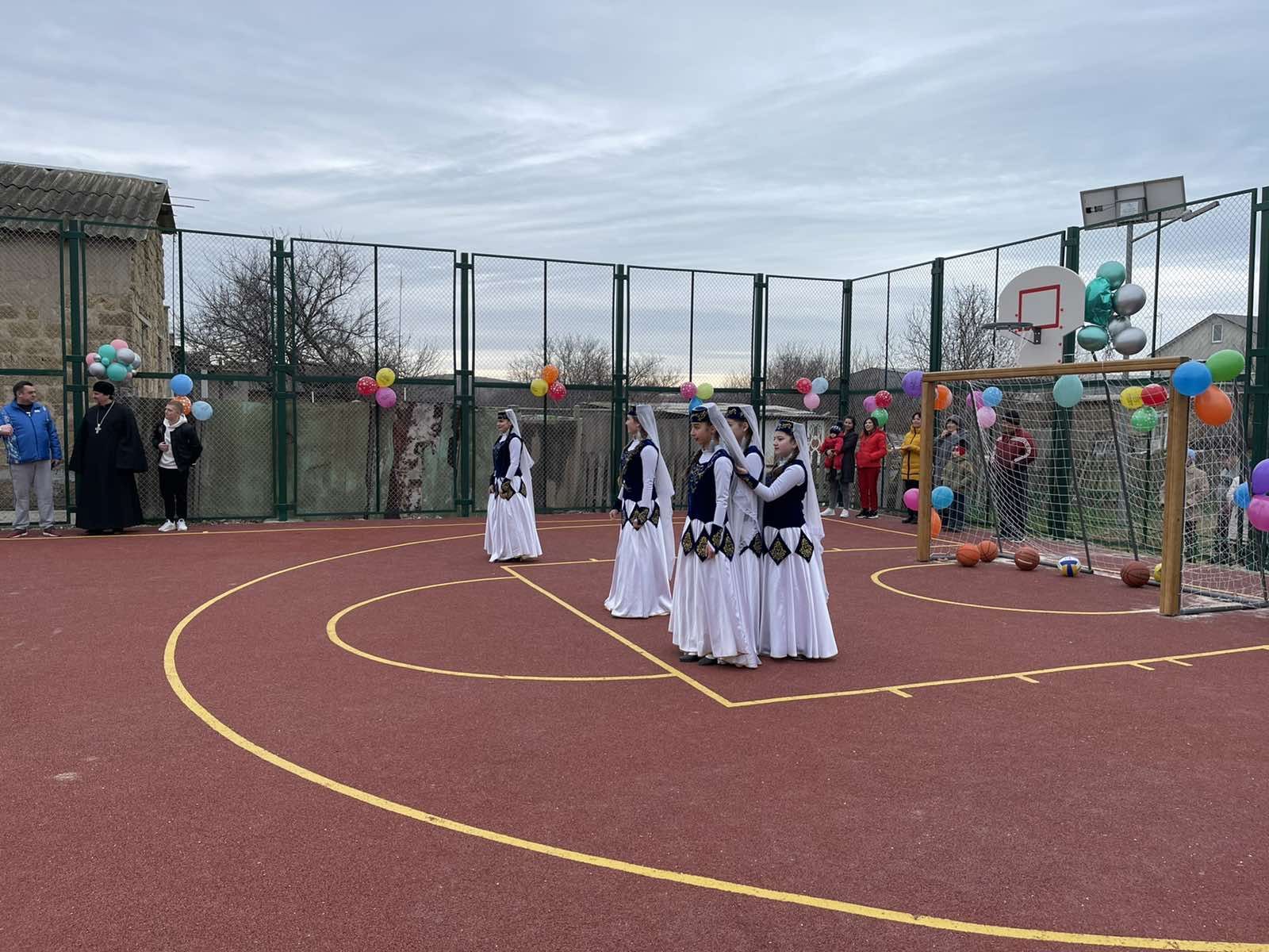 v s. poljushko sostoyalos torzhestvenna otkrytie sportivnoj ploshadki 01