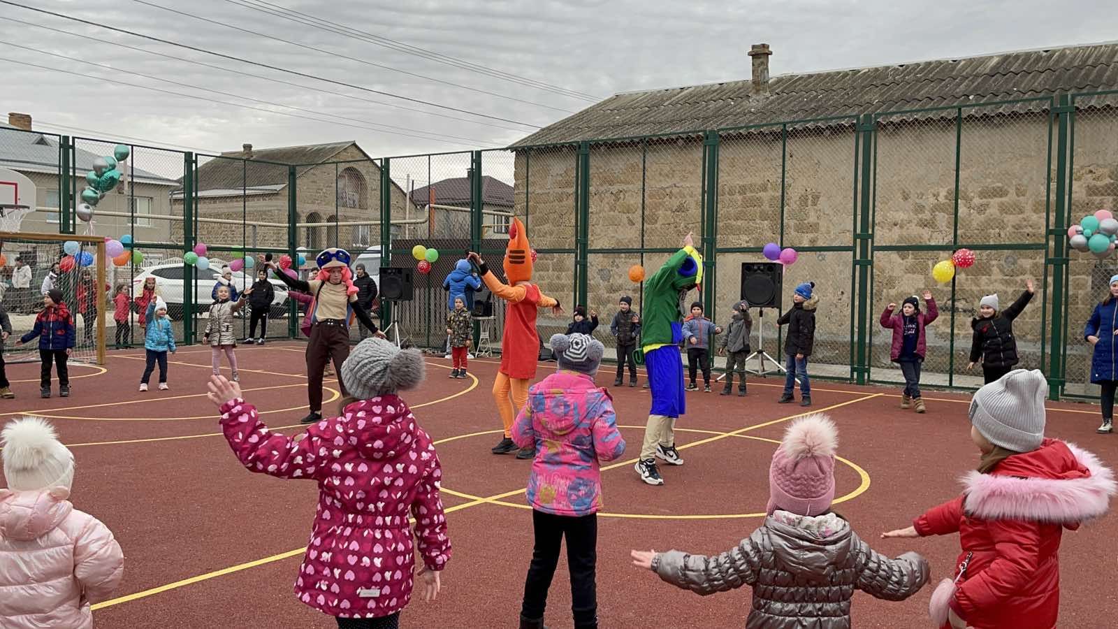 v s. poljushko sostoyalos torzhestvenna otkrytie sportivnoj ploshadki 01